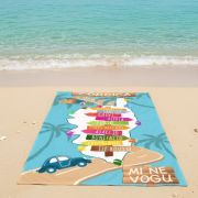 Drap de plage GR20 bleu