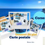 dessous-de-plat-carte-postale-corsica-verre-corse-souvenirs