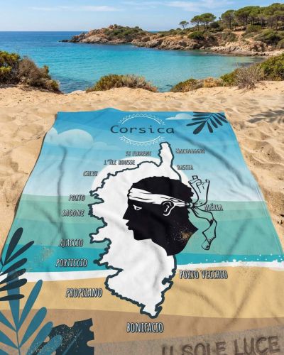 Drap de plage Saleccia