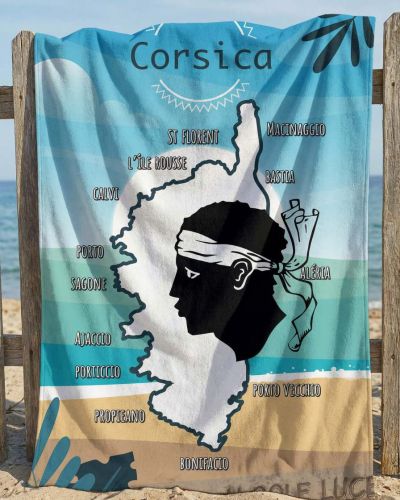 Drap de plage Saleccia