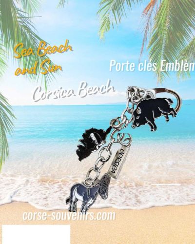 Porte-clés Emblèmes Corse