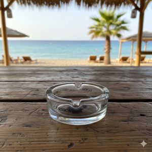 Cendrier Corsica transparent