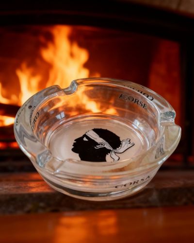 Cendrier Corsica transparent