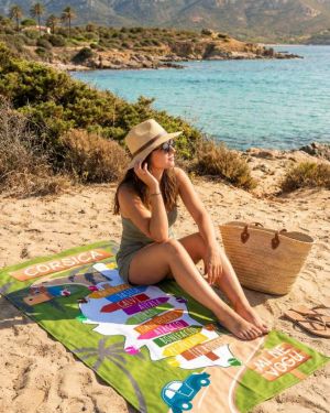 Drap de plage GR20 vert