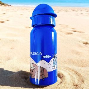 Gourde enfant, bleu sanglier Corse,