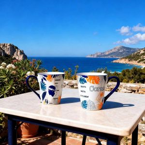 Mug Jardin de l'Ile en céramique, Corsica