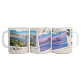 Mug ,Corsica, blanc ,céramique ,Balagne ,Corse souvenirs