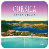 Sous-verres ,Corsica ,liège ,Santa Giulia , Corsica , Corse-souvenirs