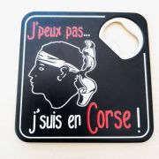 Sous verres décapsuleur Corse