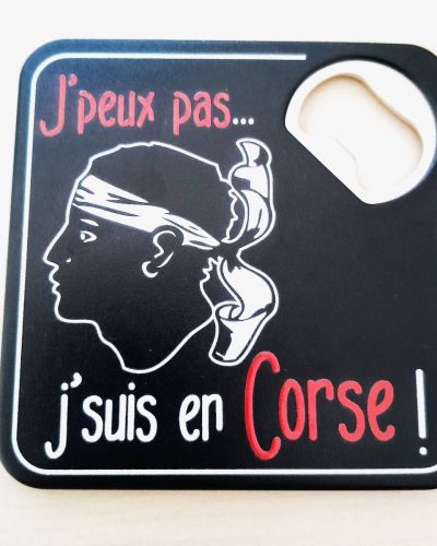 Sous verres décapsuleur Corse