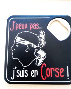 Sous verres décapsuleur Corse
