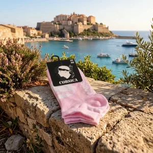 Chaussettes enfants Corsica, rose