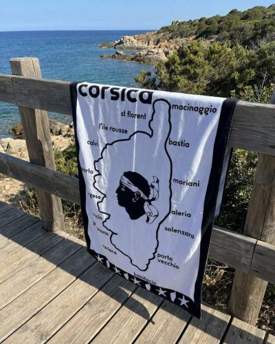 Drap de plage Cors’blanc