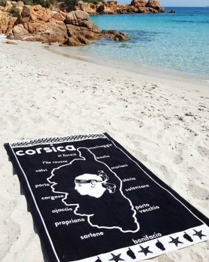 Drap de plage Cors’noir
