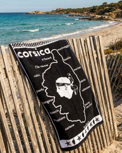 Drap de plage Cors’noir « Gm »