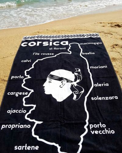 Drap de plage Cors’noir