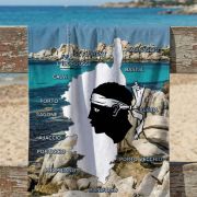 Drap de plage Iles Lavezzi