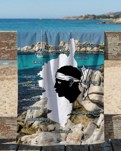 Drap de plage Iles Lavezzi
