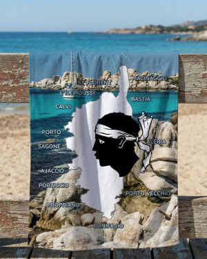 Drap de plage Iles Lavezzi