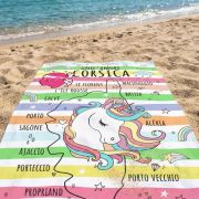 Drap de plage Licorne