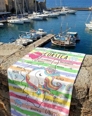 Drap de plage Licorne