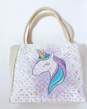 Sac Licorne blanc