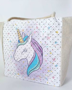 Sac Licorne blanc