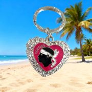 Porte-clés Cœur insulaire