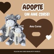 Peluche Ane gris « Gm »