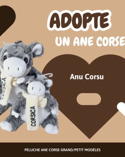 Peluche Ane gris « Gm »