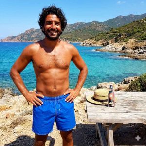 Short de bain Forza bleu