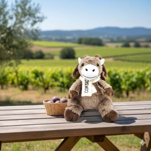 Peluche Mouflon Corse petit modèle doudou.