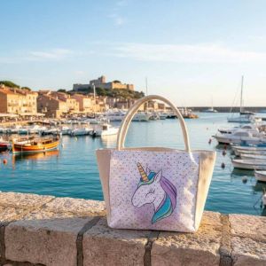 Sac Licorne blanc