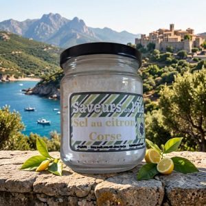 Sel au citron Corse, naturel de Saveurs de l'Ile