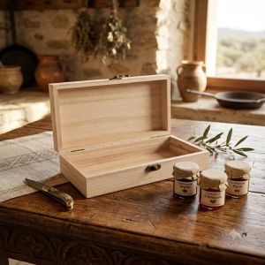 Boite en bois gravée Corsica personnalisable