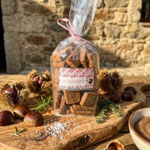 Canistrelli à la châtaigne artisanaux de Corse en sachet de 200g -Saveurs de l'Ile- Corse Souvenirs