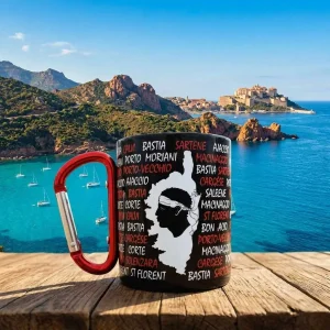 Mug des Explorateurs en métal avec son mousqueton
